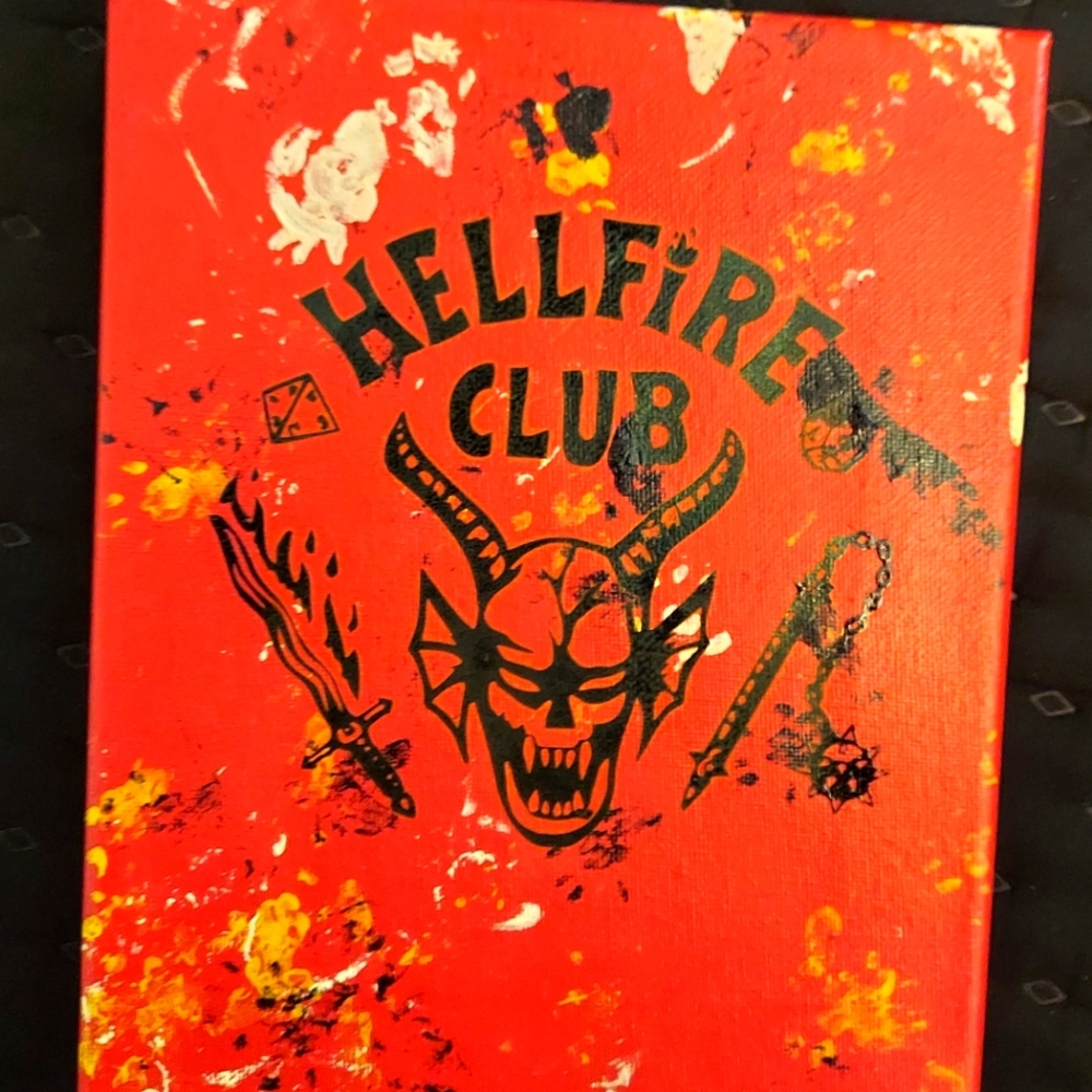 Hellfire Club painting on canvas